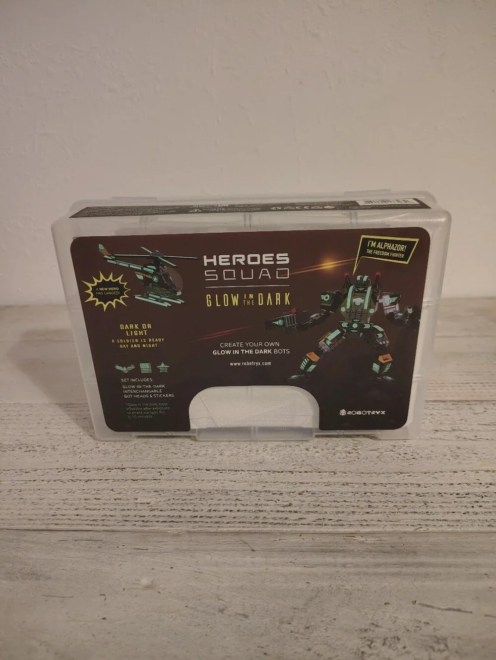 JITTERYGIT Robotryx Alphazor 3-in-1 Glow in the Dark Block Set